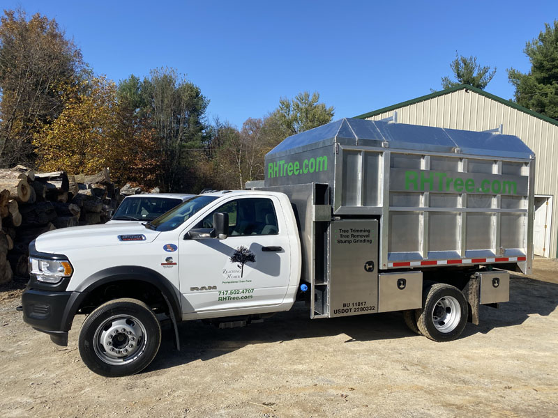 RH Tree truck at the shop